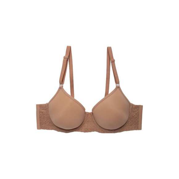 🆕NATORI Harmony Smooth Back Spacer Underwire T-Shirt Bra Beige 34DDD #721347 - Picture 4 of 8